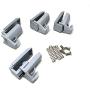 4 X SHOWER DOOR HOOKS Guides/ Rollers/ Wheels/ Runners CY-100 (4PCS)