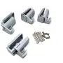 4 X SHOWER DOOR HOOKS Guides/ Rollers/ Wheels/ Runners CY-100 (4PCS) 4 X SHOWER DOOR HOOKS Guides/ Rollers/ Wheels/ Runners CY-100 (4PCS)