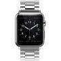 Fintie Band Compatible with Apple Watch 44mm 42mm Series 6/5/4/3/2/1/SE, Premium Stainless Steel Metal Replacement Wrist Strap Bracelet Compatible with All Versions 44mm 42mm Apple Watch, Silver