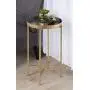 Kate and Laurel Celia Round Metal Foldable Tray Accent Table, Gray with Gold Base Kate and Laurel Celia Round Metal Foldable Tray Accent Table, Gray with Gold Base
