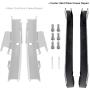 ELITEWILL 2Pcs Driver and Passenger Center Skid Plate Frame Rust Repair Kit Fit for Jeep Wrangler TJ 1997-2002