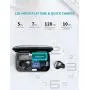 True Wireless Earbuds, VANKYO X200 Bluetooth 5.0 Earbuds in-Ear TWS Stereo Headphones with Smart LED Display Charging Case IPX8 Waterproof 120H Playtime Built-in Mic with Deep Bass for Sports Work
