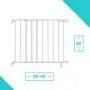 Summer Top of Stairs Simple to Secure Metal Gate, White, 29-42 Inch Wide Summer Top of Stairs Simple to Secure Metal Gate, White, 29-42 Inch Wide