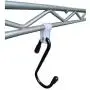 Fall Prevention Metal Wire Shelf S Hooks Rack Hangers Untensil Hanging Hooks Shelves Hooks, Accessories Hangers for Warehouse, Garage, Kitchen, Office, Garden Grills (20 Pcs/Black) Fall Prevention Metal Wire Shelf S Hooks Rack Hangers Untensil Hanging Hooks Shelves Hooks, Accessories Hangers for Warehouse, Garage, Kitchen, Office, Garden Grills (20 Pcs/Black)