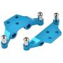Ctzrzyt Metal Full Set Upgrade Parts Shock Absorber for Wltoys 1/28 K969 K979 K989 K999 P929 P939 Rc Car Parts,Blue