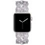 VIQIV Bling Bands for Compatible with Apple Watch 40mm 44mm Iwatch Series 6 5 4, Diamond Rhinestone Stainless Steel Metal Bracelet Wristband Strap for Women