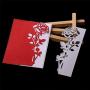2 Pcs Metal Rose Shape Lace Die Cuts Embossing Stencils Mould for Card Scrapbooking and DIY Making Supplies