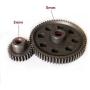 JFtech 11184 & 11119 Differential Steel Metal Main Gear 64T & Motor Gear 17T Combo for RC HSP 1/10 Car Truck