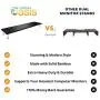 Large Dual Monitor Stand for Computer Screens - Solid Bamboo Riser Support The Heaviest Monitors, Printers, Laptops or TVs - Perfect Shelf Organizer for Office Desk Accessories & TV Stands (Black) Large Dual Monitor Stand for Computer Screens - Solid Bamboo Riser Support The Heaviest Monitors, Printers, Laptops or TVs - Perfect Shelf Organizer for Office Desk Accessories & TV Stands (Black)