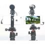 Metal Phone Tripod Mount with Cold Shoe,Woohoto 360 Rotation,Compatible with iPhone 11 12 Pro Max Tripod Mount,Sumsung Smartphone Mount Holder Adapter,Cell Phone Clamp,Video Rig Mount Live Streaming