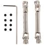 Fityle RC Car Metal Drive Shaft Parts for 1/16 Scale WPL Military Truck B14 B16 B24 B36 Upgrade Parts