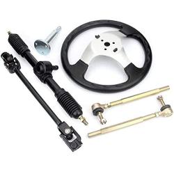 Niome 110cc Go Kart 300mm Steering Wheel 320mm Assembly Full Steel Gear Rack Pinion