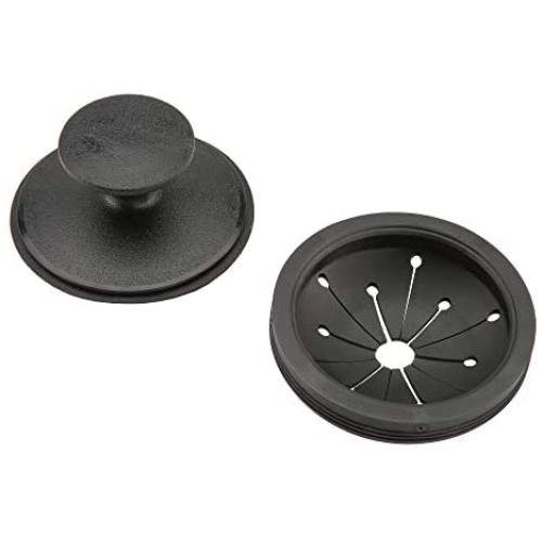 Waste King 1025 EZ Mount Garbage Disposal Stopper and Splash Guard, Black