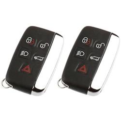 Key Fob Keyless Entry Remote fits Land Rover Range Rover Sport LR2 LR4 Evoque 2012 2013 2014 2015 2016 2017 (KOBJTF10A), Set of 2