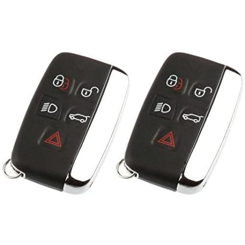 Key Fob Keyless Entry Remote fits Land Rover Range Rover Sport LR2 LR4 Evoque 2012 2013 2014 2015 2016 2017 (KOBJTF10A), Set of 2