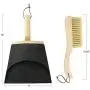 Creative Co-Op DF3015 Metal Dust Pan Handle, Beech Wood Brush & Leather Straps (Set of 2 Pieces) Broom, Black Creative Co-Op DF3015 Metal Dust Pan Handle, Beech Wood Brush & Leather Straps (Set of 2 Pieces) Broom, Black