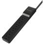 Belkin 6-Outlet Power Strip Surge Protector, Flat Rotating Plug, 6ft Cord (600 Joules)
