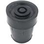 PCP Replacement Reinforced Rubber Cane Tips, Black, 3/4 Inch