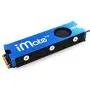 JEYI NVME NGFF M.2 SSD Heatsink Aluminum Alloy Sheet Thermal Conductivity Silicon Wafer Cooling Fan (Blue)