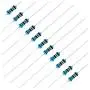 BOJACK 50 Values 1350 Pcs Resistor Kit 0 Ohm-5.6M Ohm with 1% 1/4W Metal Film Resistors Assortment