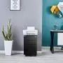Bonnlo Mobile File Cabinet with Lock, 3 Smooth Gliding Drawers and Wheels for Home Office, Fully Assembled Except Casters, Black Bonnlo Mobile File Cabinet with Lock, 3 Smooth Gliding Drawers and Wheels for Home Office, Fully Assembled Except Casters, Black