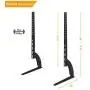 5Rcom Universal Table Top TV Stand TV Legs TV Base Replacement Height Adjustable Leg Stand for 22 to 65 inch Plasma LCD LED Flat Screen TVs Holds up to 88lbs,Max VESA 800 x 500mm 5Rcom Universal Table Top TV Stand TV Legs TV Base Replacement Height Adjustable Leg Stand for 22 to 65 inch Plasma LCD LED Flat Screen TVs Holds up to 88lbs,Max VESA 800 x 500mm