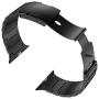 LDFAS Compatible for Apple Watch Band 40mm 38mm, Stainless Steel Metal Link Bracelet Strap with Double Button Clasp for iWatch Bands Compatible for Apple Watch SE, Apple Watch Series 6/5/4/3, Black