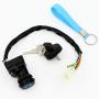 YOFMOO Ignition Key Switch Compatible for Suzuki LTF160 LT-F160 LTF-160 LT160 LT160E LT-160E LT230E LT-230E LTF250 LT-F250 LT300E LT-300E Quadrunner Quad Runner 160 230 250 300 1991-2001