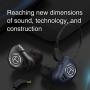 TRN V90 HiFi Earphone,in Ear Earphone 1 Dynamic & 4 Balanced Armature Driver Stereo Bass IEM, Metal in Ear Headphone, Stage/Studio in Ear Monitor with Detachable 2 Pin Cable (Black with Mic)