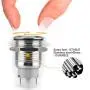 Linkstyle Latching Push Button Switch 5Pcs 12V 24V with Blue LED, Waterproof 4 Pin Metal ON/PFF SPDT Switch for 19mm 3/4'' Mounting Hole Linkstyle Latching Push Button Switch 5Pcs 12V 24V with Blue LED, Waterproof 4 Pin Metal ON/PFF SPDT Switch for 19mm 3/4'' Mounting Hole