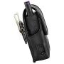Turtleback Case Made for Unication G4 G5 Voice Pager Fire Radio Pager fire Radio Black Leather Pouch Holster Case with Heavy Duty Rotating Belt Clip, Magnetic Closure Flap