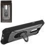 Eaglecell - for LG K40, Harmony 3, Xpression Plus 2 (2019) LM-X420, LG Solo LTE L423DL - Aluminum Metal Hybrid Phone Case with Stand - ZY0 Gray