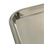 Grafco Metal Mayo Tray for Medical Instruments, Dental, Tattoo and Surgical Supplies, Stainless Steel, 15-1/8'' x 10-1/2'' x 5/8'', 3262,chrome,Large