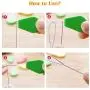 20Pcs Needle Threader Durable Household Sewing Tools Designed for Mending Clothes (Round Threaders)