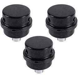 3 Pcs Air Compressor Silencer Filter Metal Air Compressor Intake Filter Noise Muffler Silencer(1/2''PT 20mm)