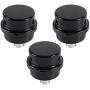 3 Pcs Air Compressor Silencer Filter Metal Air Compressor Intake Filter Noise Muffler Silencer(1/2''PT 20mm)