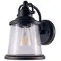 YaoKuem Outdoor Wall Lantern, Wall Sconce as Porch Lighting Fixture, E26 Medium Base, Metal Housing Plus Glass, Oil Rubbed Bronze Finish, Bulbs not Included YaoKuem Outdoor Wall Lantern, Wall Sconce as Porch Lighting Fixture, E26 Medium Base, Metal Housing Plus Glass, Oil Rubbed Bronze Finish, Bulbs not Included