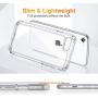 ESR Air Armor Designed for iPhone SE 2020 Case/iPhone 8 Case [Shock-Absorbing] [Scratch-Resistant] [Military Grade Protection] Hard Polycarbonate + Flexible Polymer Frame, for iPhone SE 2020/8, Clear