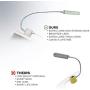 LED Lamp Magnetic Base, 30 LEDs, Extra Long Flexible Gooseneck, Sewing Machine, Work Light for Workbench, Metal Lathe, Machinist, Bench Grinder, Band Saw, Drill Press, Desk, flexable Light with DISC