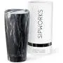 Sipworks Stainless Steel Coffee Tumbler: Double-Wall Vacuum Insulated Spill-proof Travel Mug Metal Coffee Cup with Lid, 20-Ounce Gray Marble Sipworks Stainless Steel Coffee Tumbler: Double-Wall Vacuum Insulated Spill-proof Travel Mug Metal Coffee Cup with Lid, 20-Ounce Gray Marble