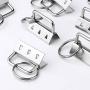 50 Sets Key Fob Hardware Key Fob Keychain Wristlet with Split Ring 1.25 Inch by HRLORKC