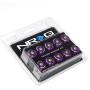 NRG Innovations FW-100PP 10PCs 20MM Wide Fender Washer + Bolt Kit (Rivets for Metal, Purple Washer, Silver Bolt)