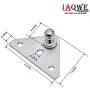 10MM Ball Studs Mounting Brackets for Gas Struts Shocks with 12PCS Screws, 4 PCS from IAQWE 10MM Ball Studs Mounting Brackets for Gas Struts Shocks with 12PCS Screws, 4 PCS from IAQWE