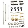 YU-NIYUT Metal RC Car Parts DIY Upgrade Assemble Accessories Kit, 1/16 RC Model Car Modified Parts for WPL B14 B14K B24 B24K C14 C14K C24 C24K, DIY RC Vehicle Modification Fun for Adults and Kids