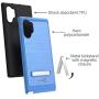 CoverON Metal Kickstand SleekStand Series for Samsung Galaxy Note 10 Plus Case/Note 10 Plus 5G Case - Blue