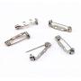 144 Pieces Silver Tone Brooch Pin Backs Safety Pin Jewelry Crafts- 3/4''