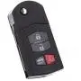 ECCPP replacement parts Uncut 315MHz Keyless Remote Head Flip Key Fob Transmitter fit for Mazda 3 5 6 CX-7 RX-8 CX-9 KPU41788