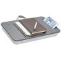 LapGear Sidekick Lap Desk with Device Ledge and Phone Holder - Gray - Fits Up to 15.6 Inch Laptops - Style No. 44215