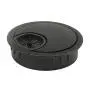 TOVOT 4 Pack Desk Grommet 2'' Black Metal Desk Cord Cable Hole Cover Grommet for Cord Management TOVOT 4 Pack Desk Grommet 2'' Black Metal Desk Cord Cable Hole Cover Grommet for Cord Management