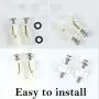 Toilet Seats Screws and Bolts Metal, Universal Toilet Seat Replacement Parts Kit Toilet Cover Hinges Bolt Screws Fixings Expanding Rubber Top Nuts Screws Toilet Seat Mount Hardware Tightening Kit Toilet Seats Screws and Bolts Metal, Universal Toilet Seat Replacement Parts Kit Toilet Cover Hinges Bolt Screws Fixings Expanding Rubber Top Nuts Screws Toilet Seat Mount Hardware Tightening Kit